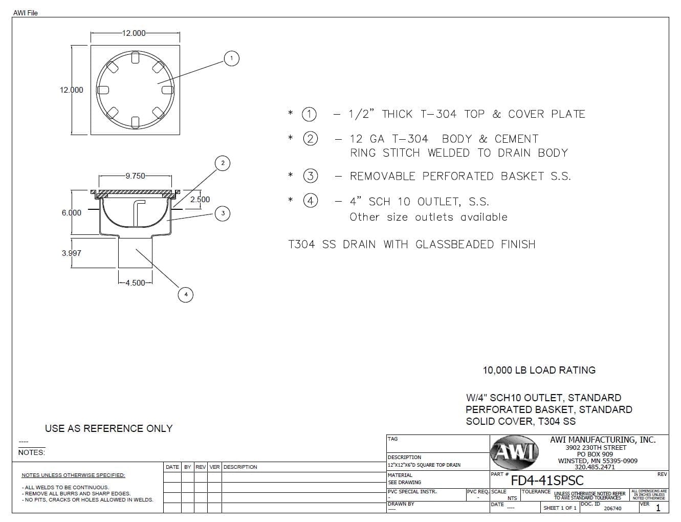 continuous floor drain