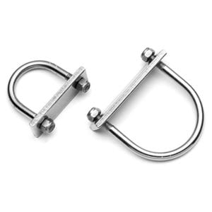 Tube Size Stainless Steel U-Bolt Hangers, Pipe Size Stainless Steel U-Bolt Hangers