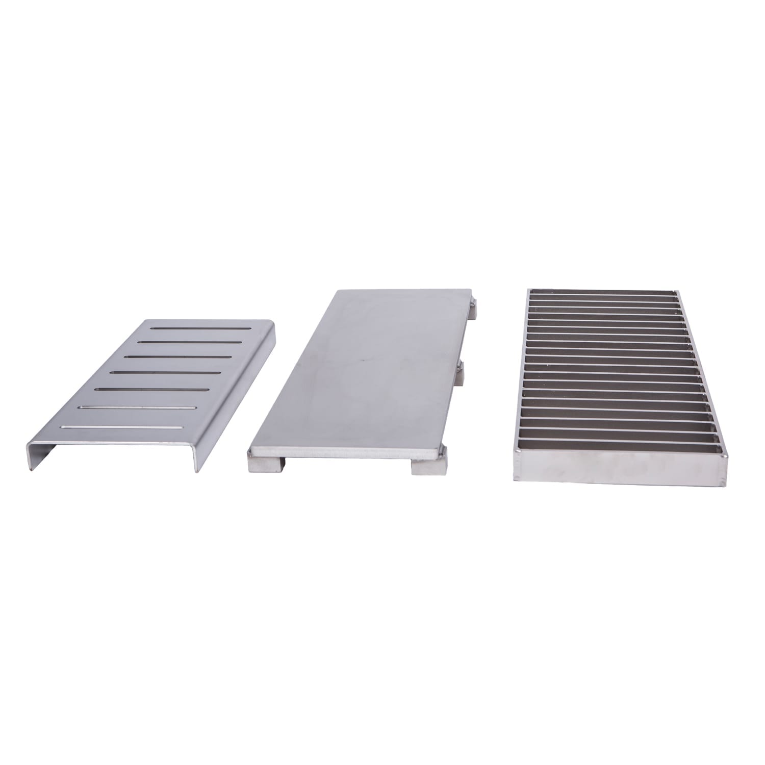 stainless-steel-trench-drain-grates-bead-blast-finish-awi-manufacturing