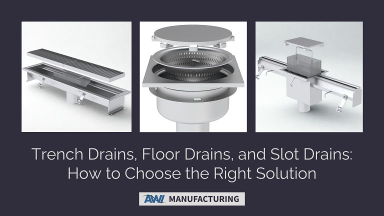 Trench Drains, Floor Drains, and Slot Drains: How to Choose the Right Solution 